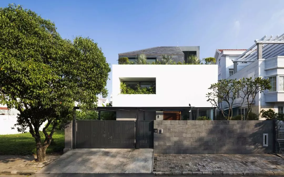 White Cube House por MM ++ Architects en Ciudad Ho Chi Minh, Vietnam