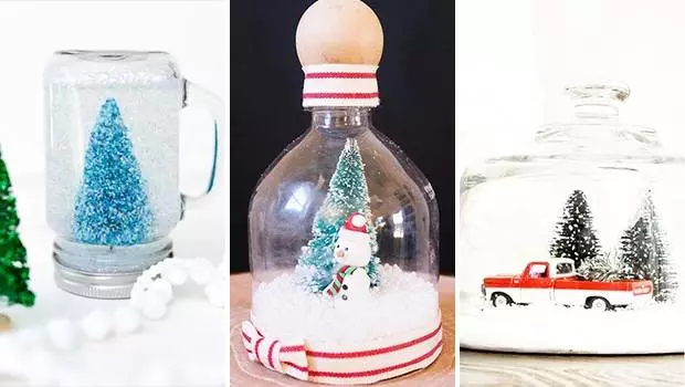 15 globos de nieve caprichosos de bricolaje para la temporada