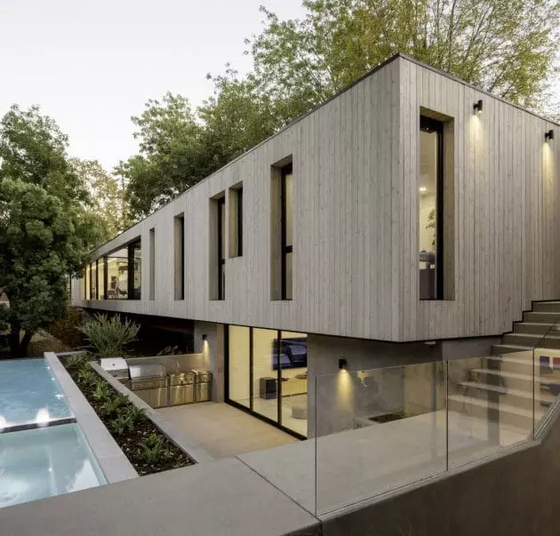 Bridge House LA por Dan Brunn Architecture en Los Angeles, California